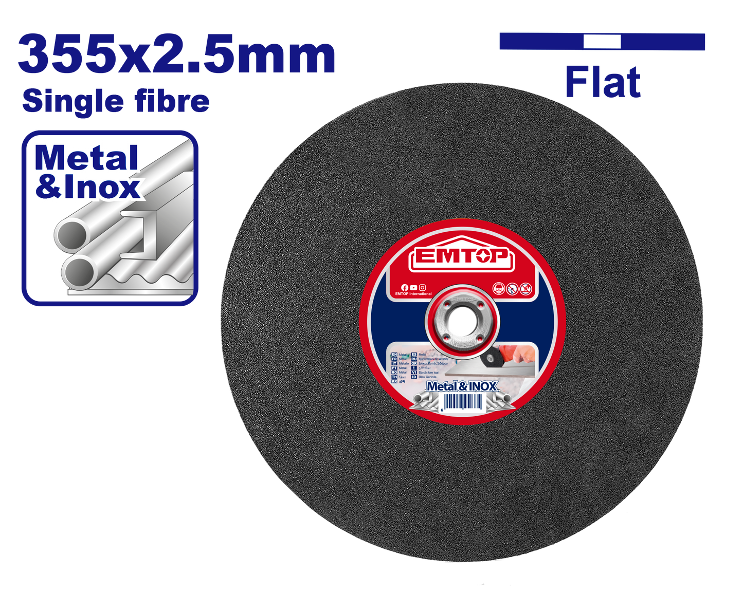 Kəsmə diski, 355х2.5x25.4 mm