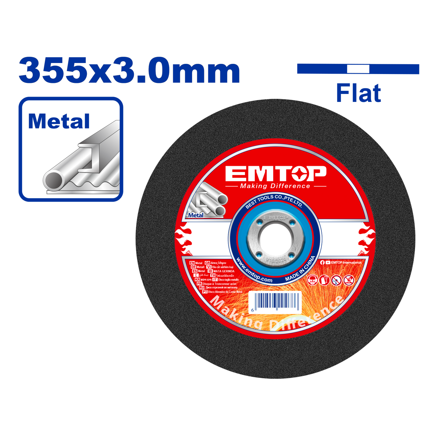 Kəsmə diski, 355х3x25.4 mm