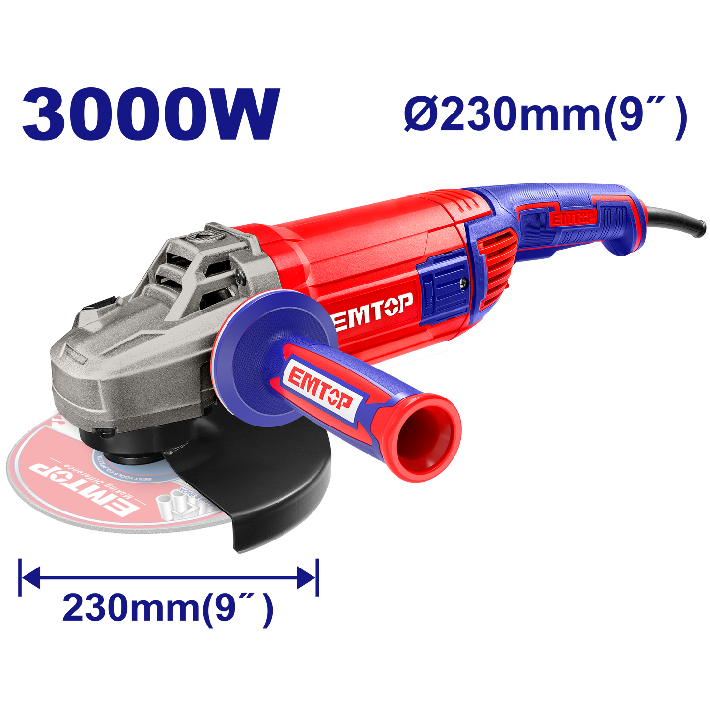 Künc cilalama maşını , 230 mm, 3000W