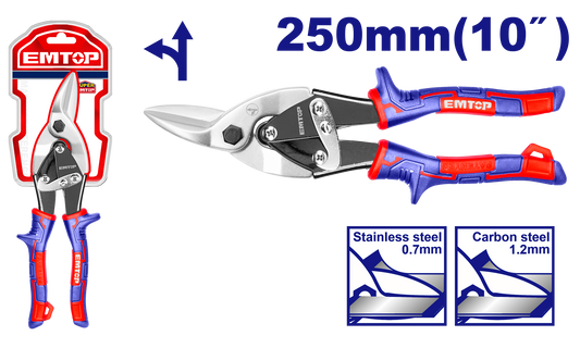 Metal üzrə qayçı, 250 mm