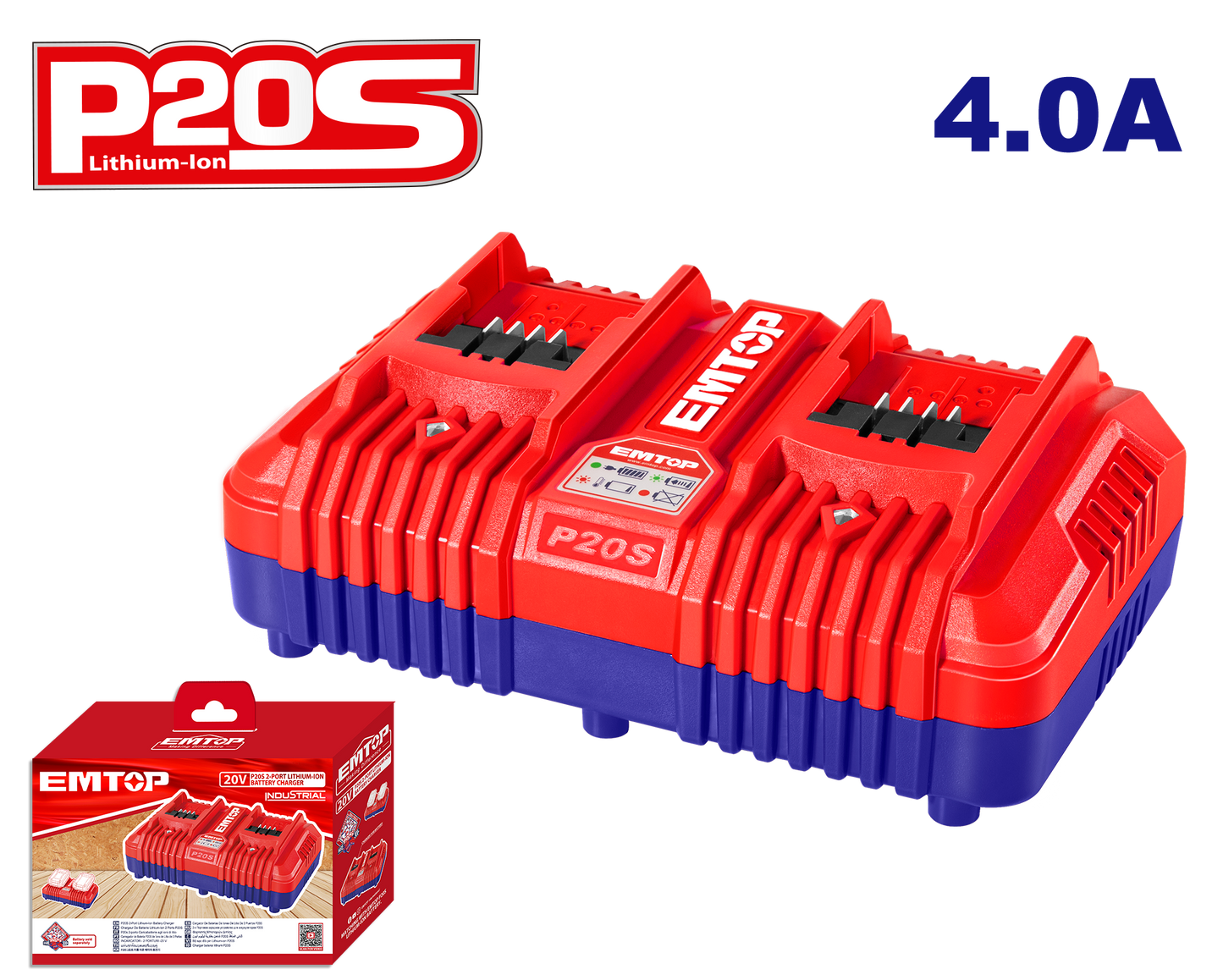 P20S batareya ikili şarj cihazı