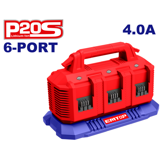 P20S batareya altılı şarj cihazı