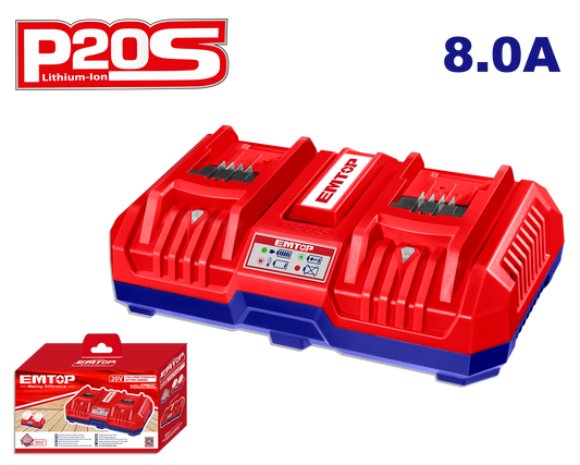 P20S batareya ikili şarj cihazı