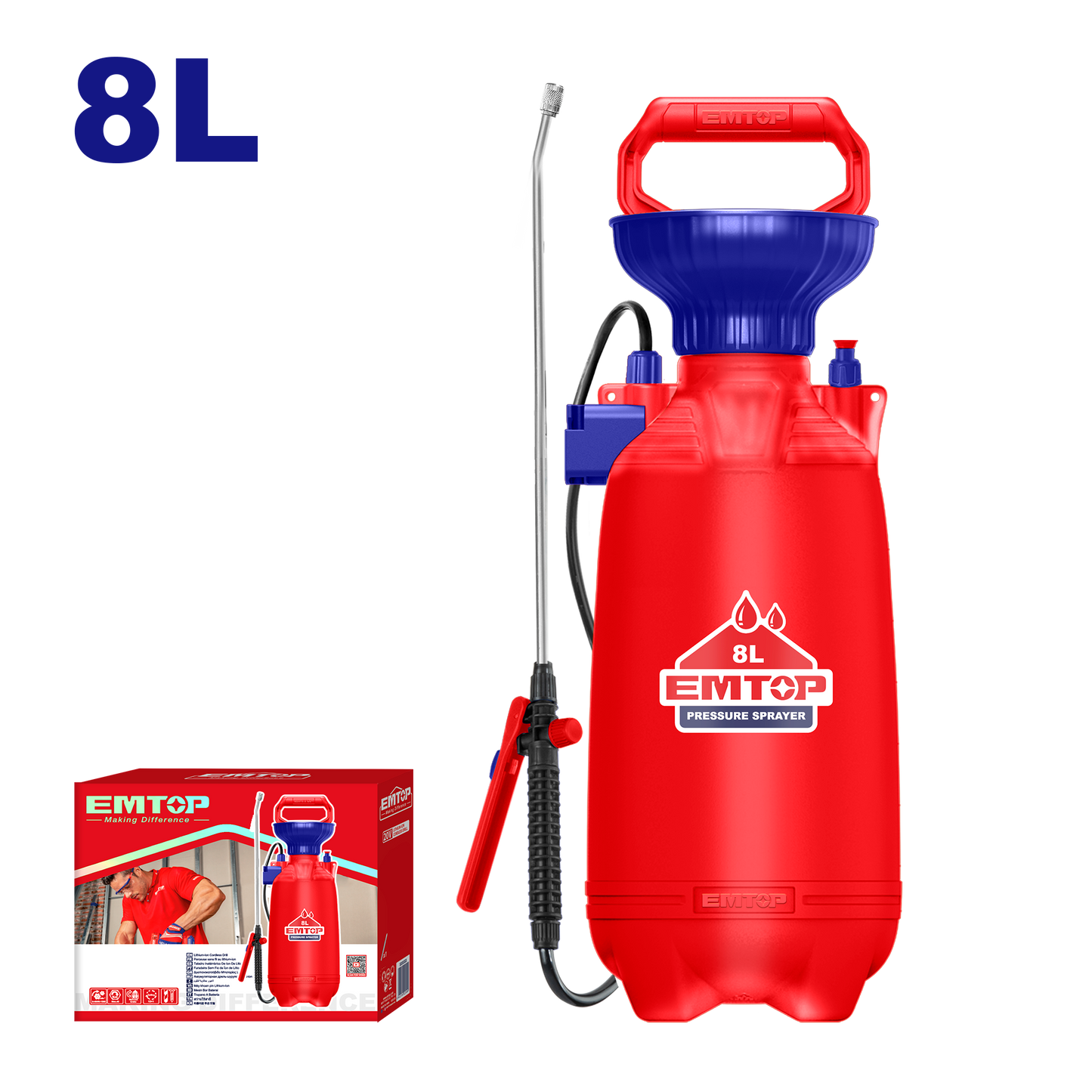 dərmanlama aparatı, 8L