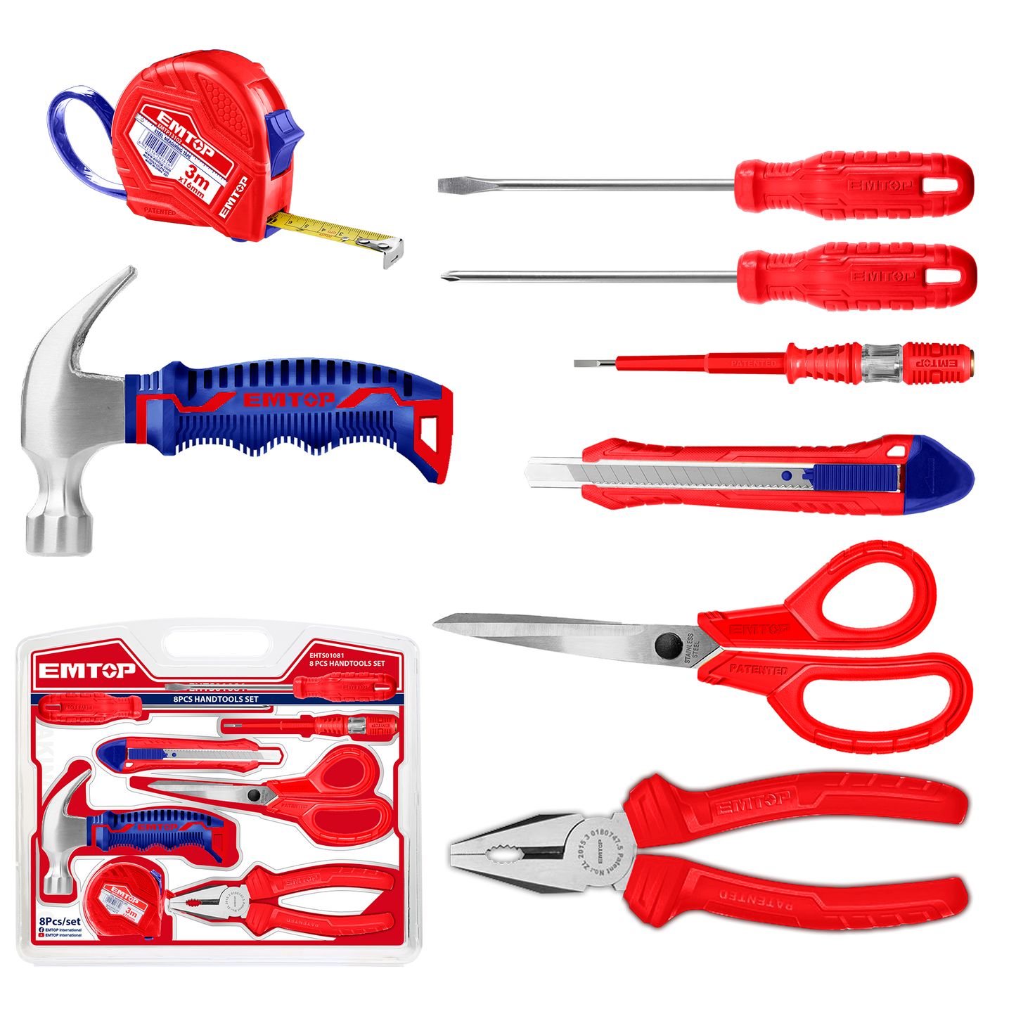 Alət dəsti, 8 parça