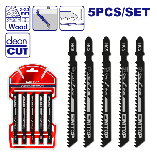 Lobzik parçaları dəsti taxta üçün, 5 əd