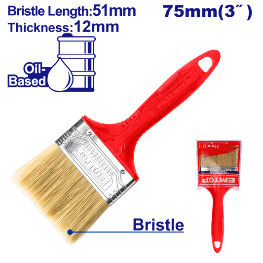 boya fırçası, 76mm