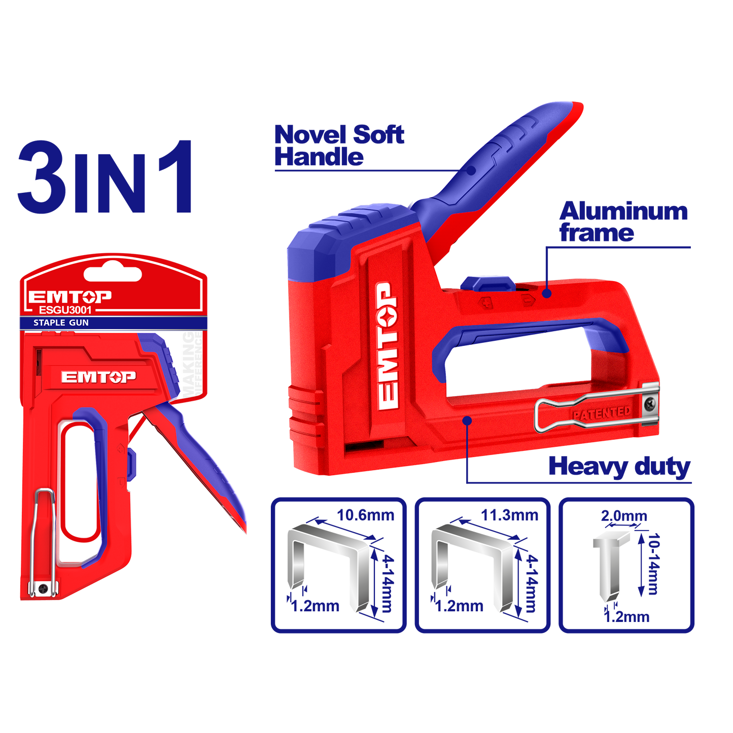 Tikinti stepleri, 2 in 1