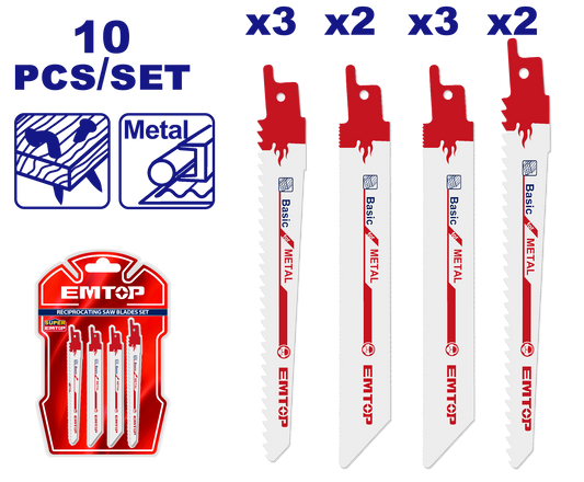 Mişar parçaları dəsti, 10 əd