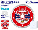 Keramika üzrə kəsmə disk, 230 mm