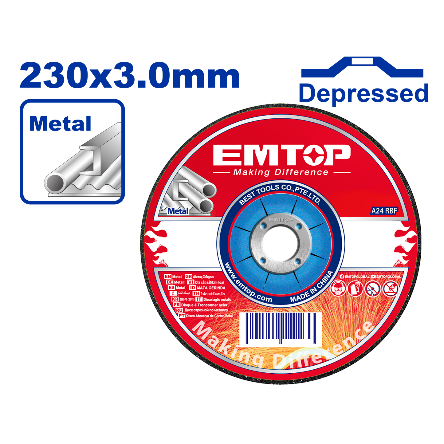 Kəsmə diski, 230x3.0x22.2 mm