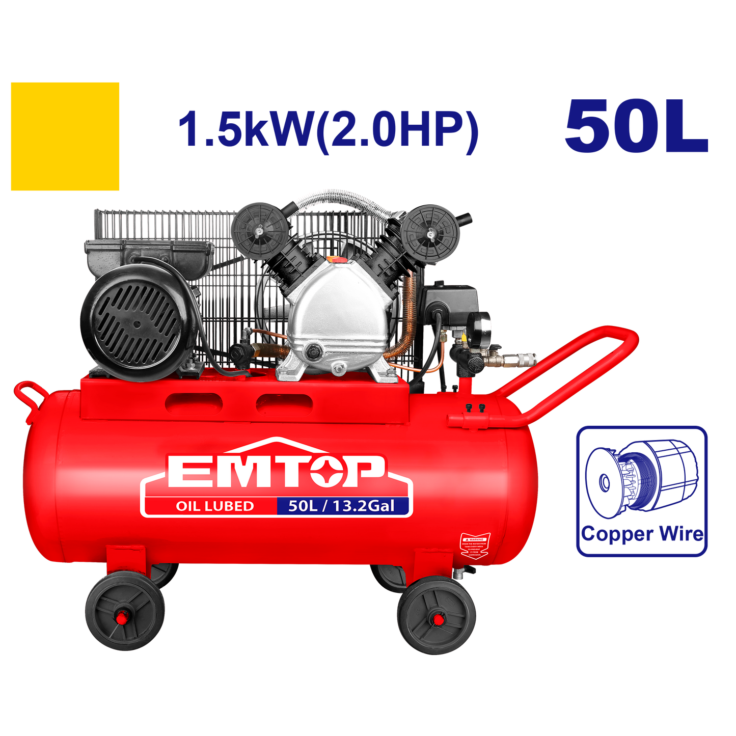 Hava kompressoru, 50L-1.5kW