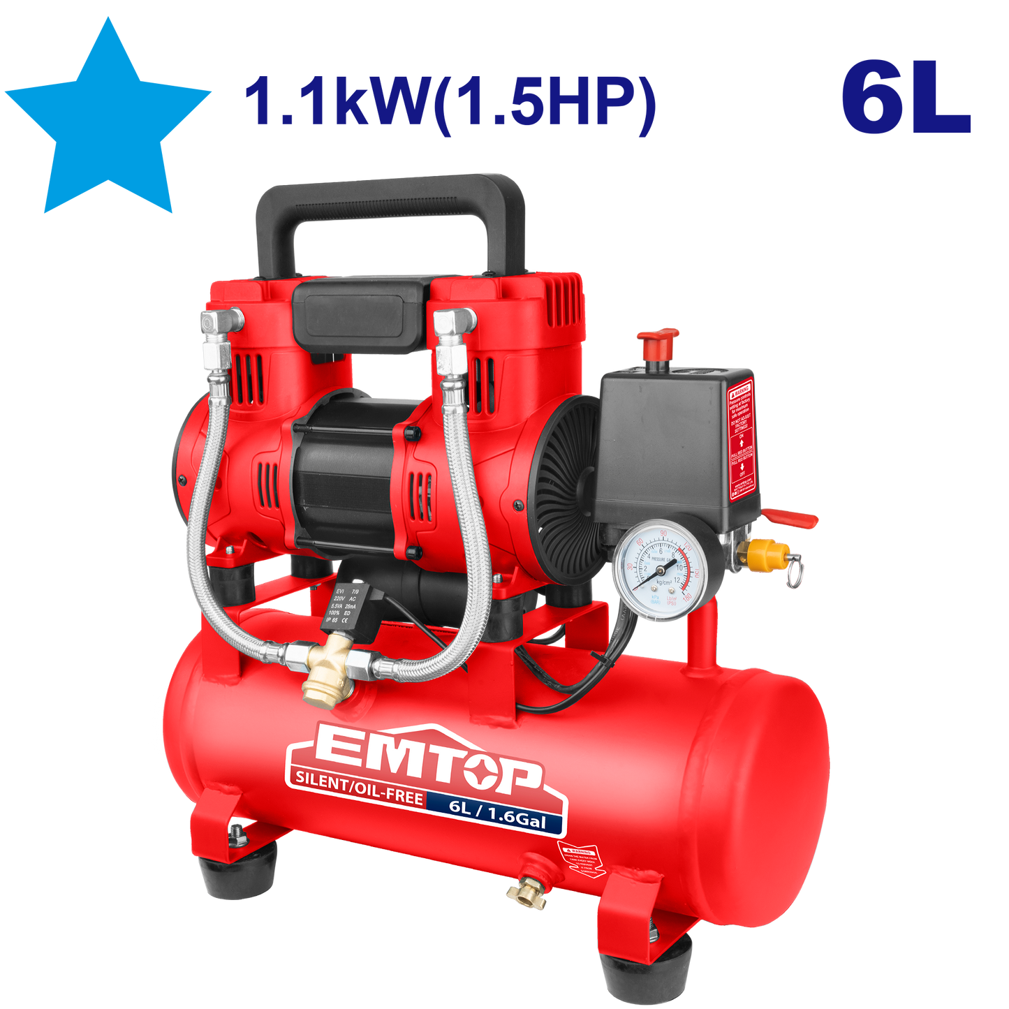 Hava kompressoru, 6L-1.1kW