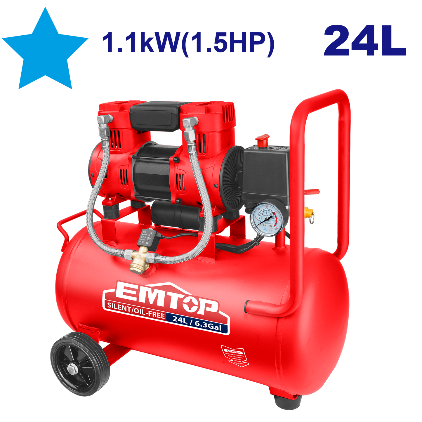 Hava kompressoru, 24L-1.1kW