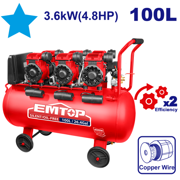 Hava kompressoru, 100L 3.2kW