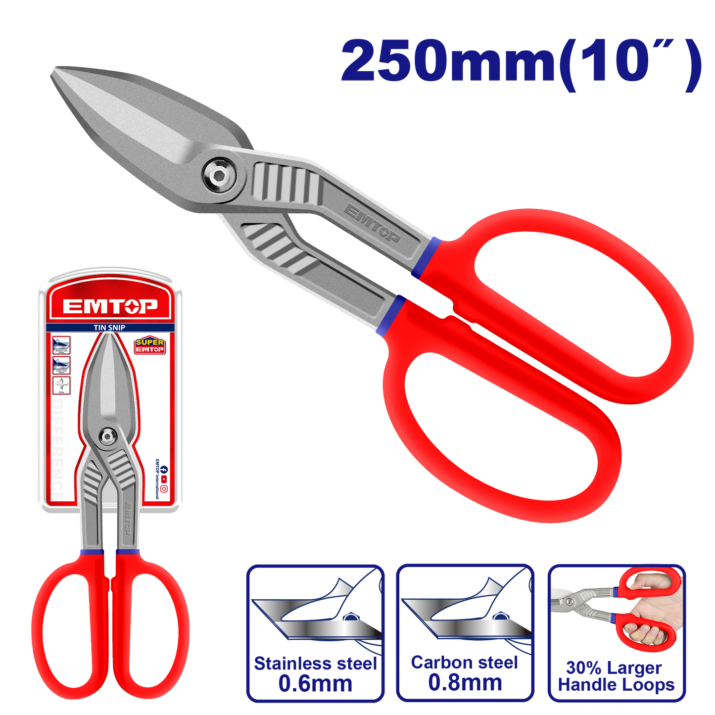 250mm Dəmir Kəsən Qayçı