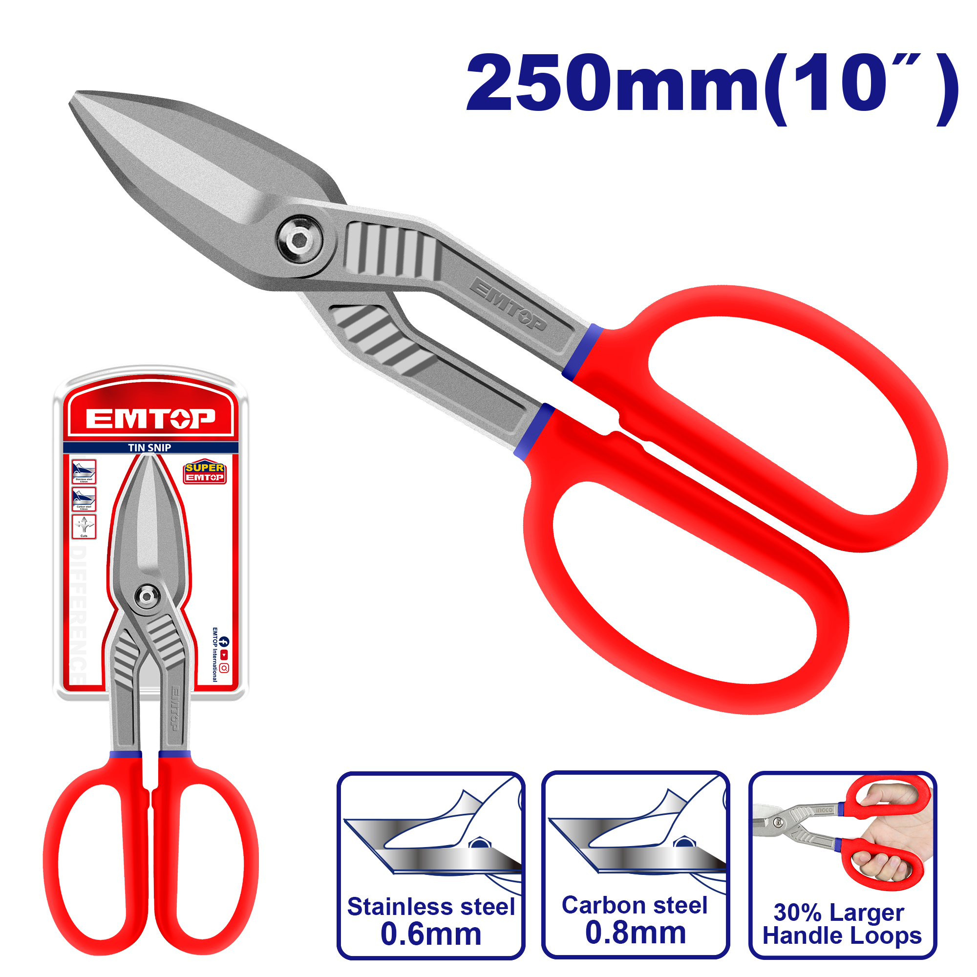 250mm Dəmir Kəsən Qayçı