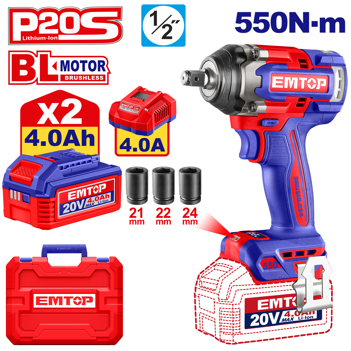 Emtop 550Nm Qaykaaçan ECIWL2055