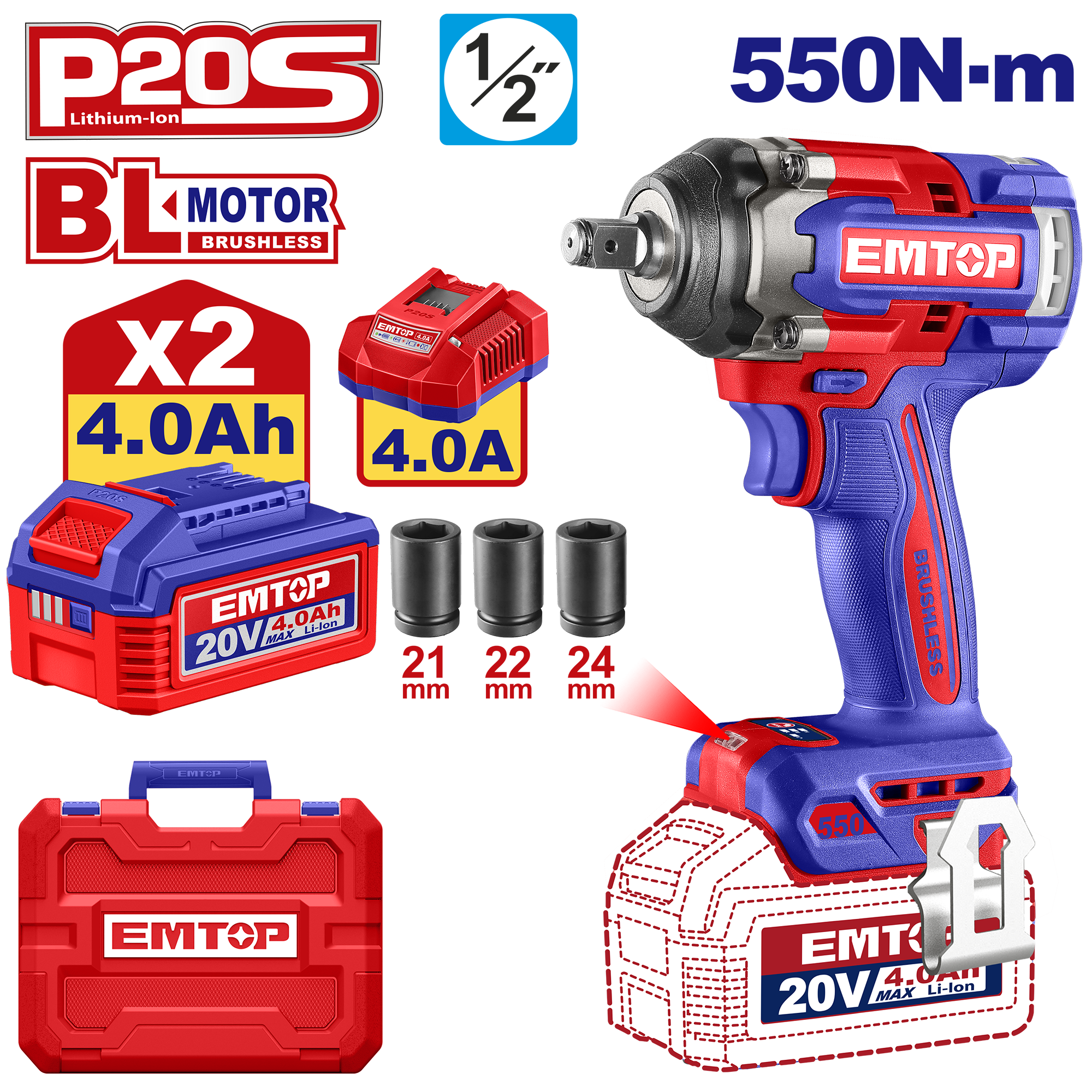 Emtop 550Nm Qaykaaçan ECIWL2055