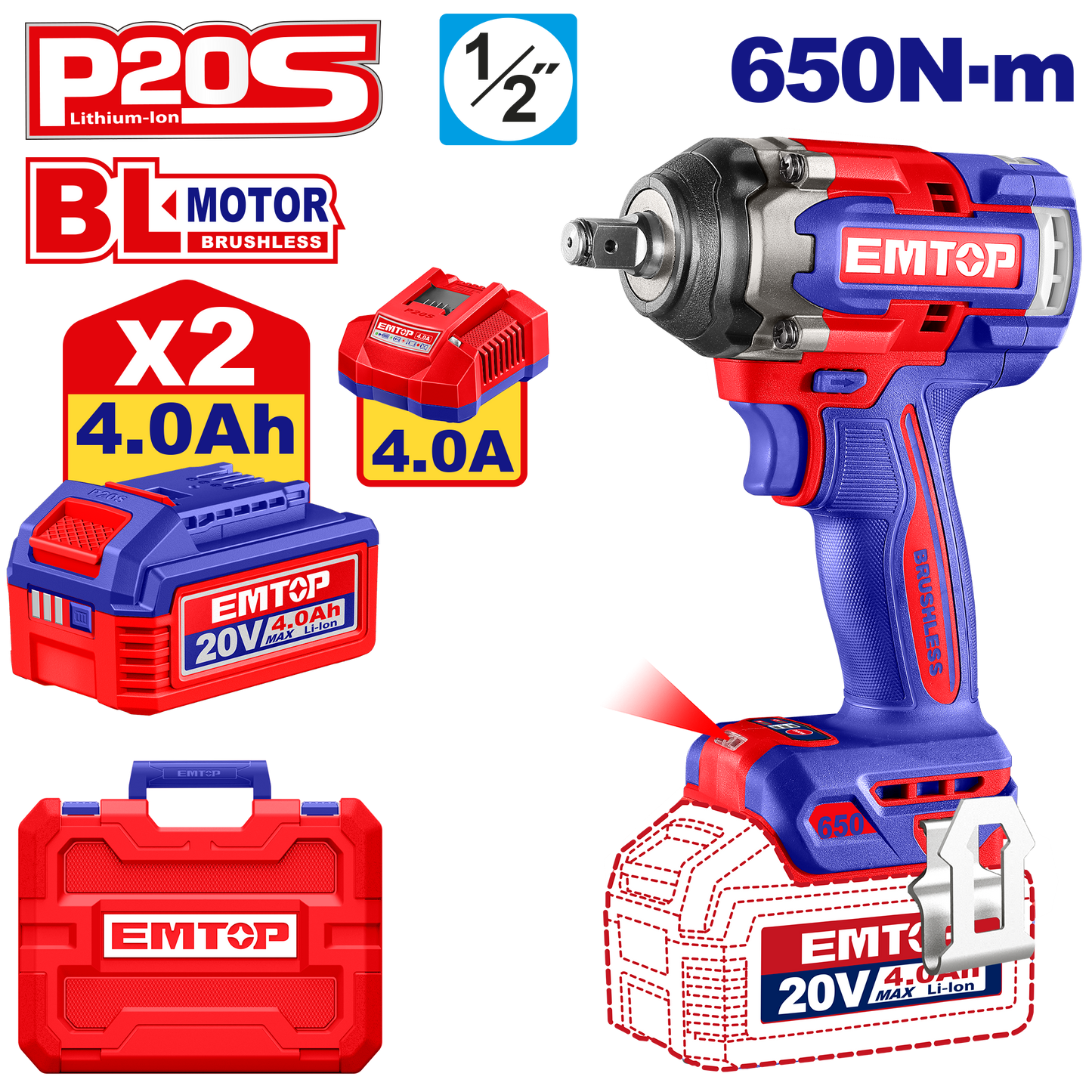 Emtop 650Nm Qaykaaçan ECIWL2065