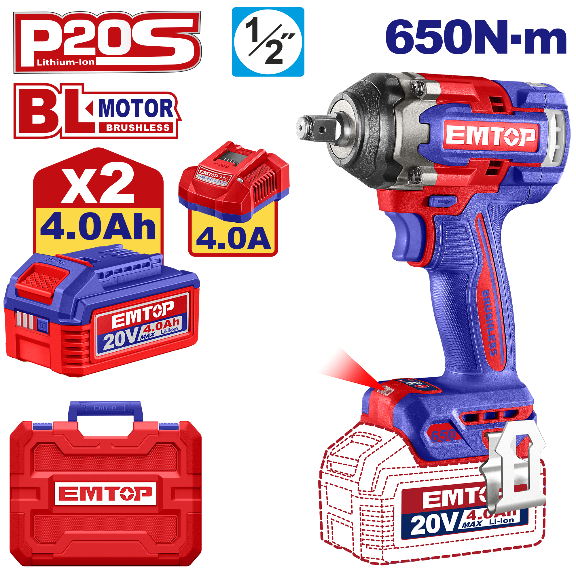 Emtop 650Nm Qaykaaçan ECIWL2065