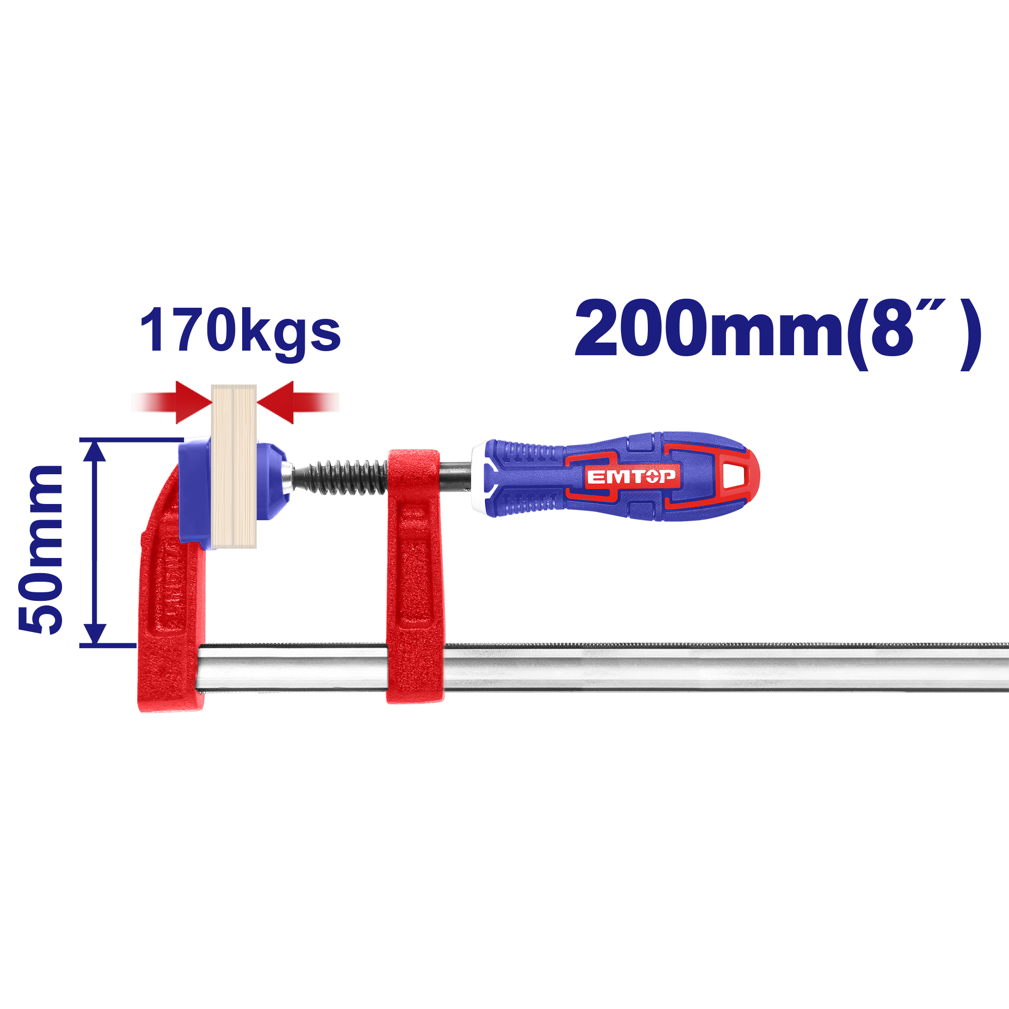 Emtop Sıxac 170Kg 200mm