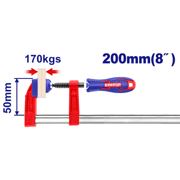 Emtop Sıxac 170Kg 200mm