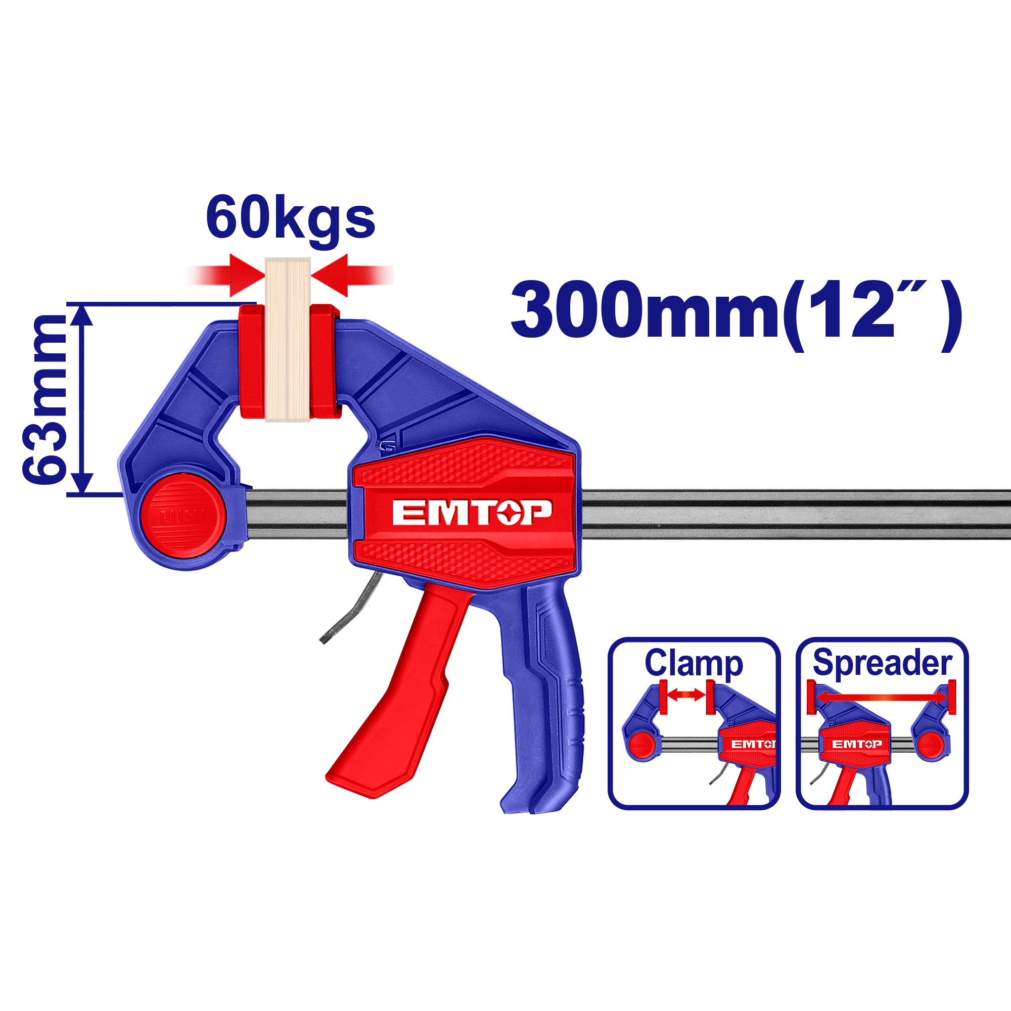 Sıxac, 300mm 60Kg