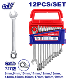 Açar dəsti, 12 əd, 8-19 mm