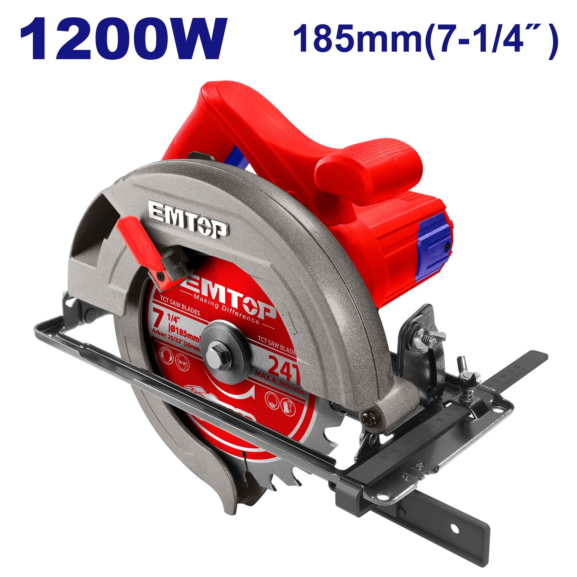 Dairəvi Mişar, 1200W 185mm