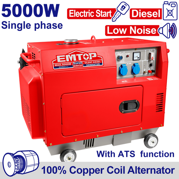 Dizel Generator, 5000W Avtomatik