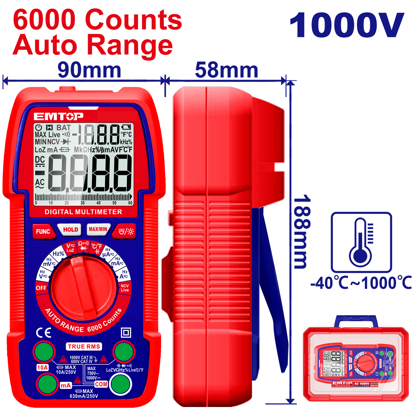 Rəqəmsal Multimetr, avto