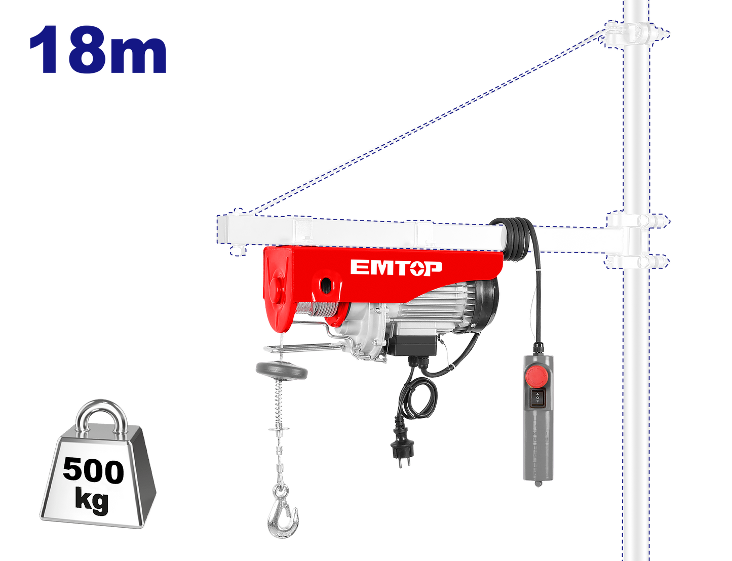Elektrik yük qaldıranı, 800W