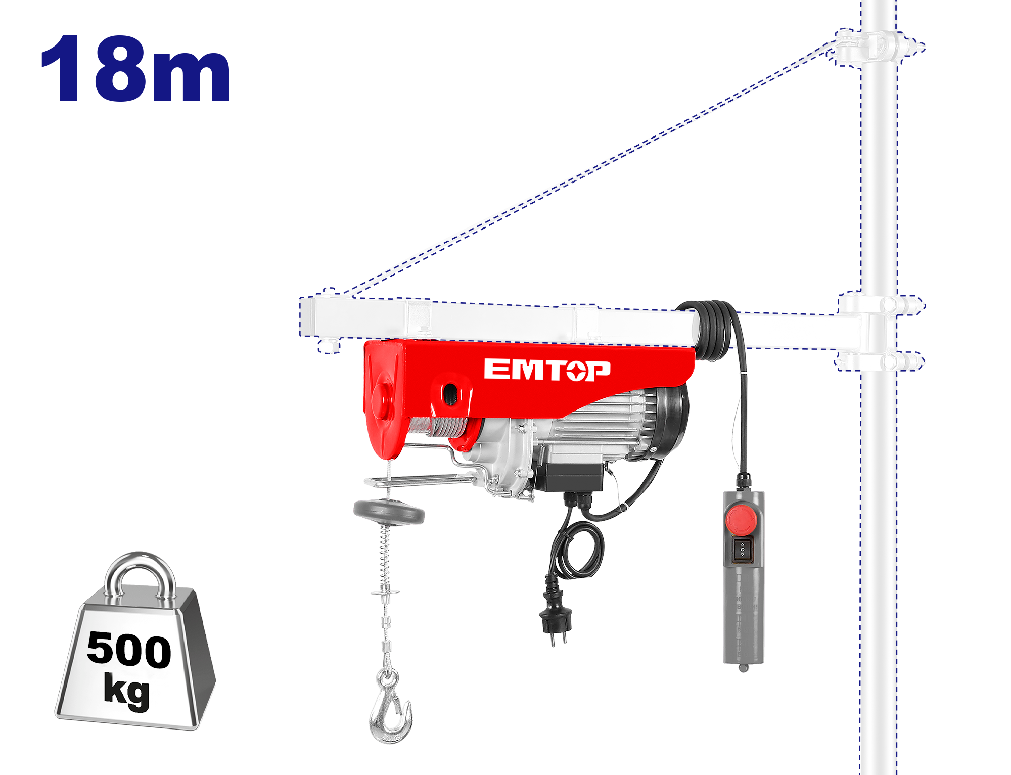 Elektrik yük qaldıranı, 800W
