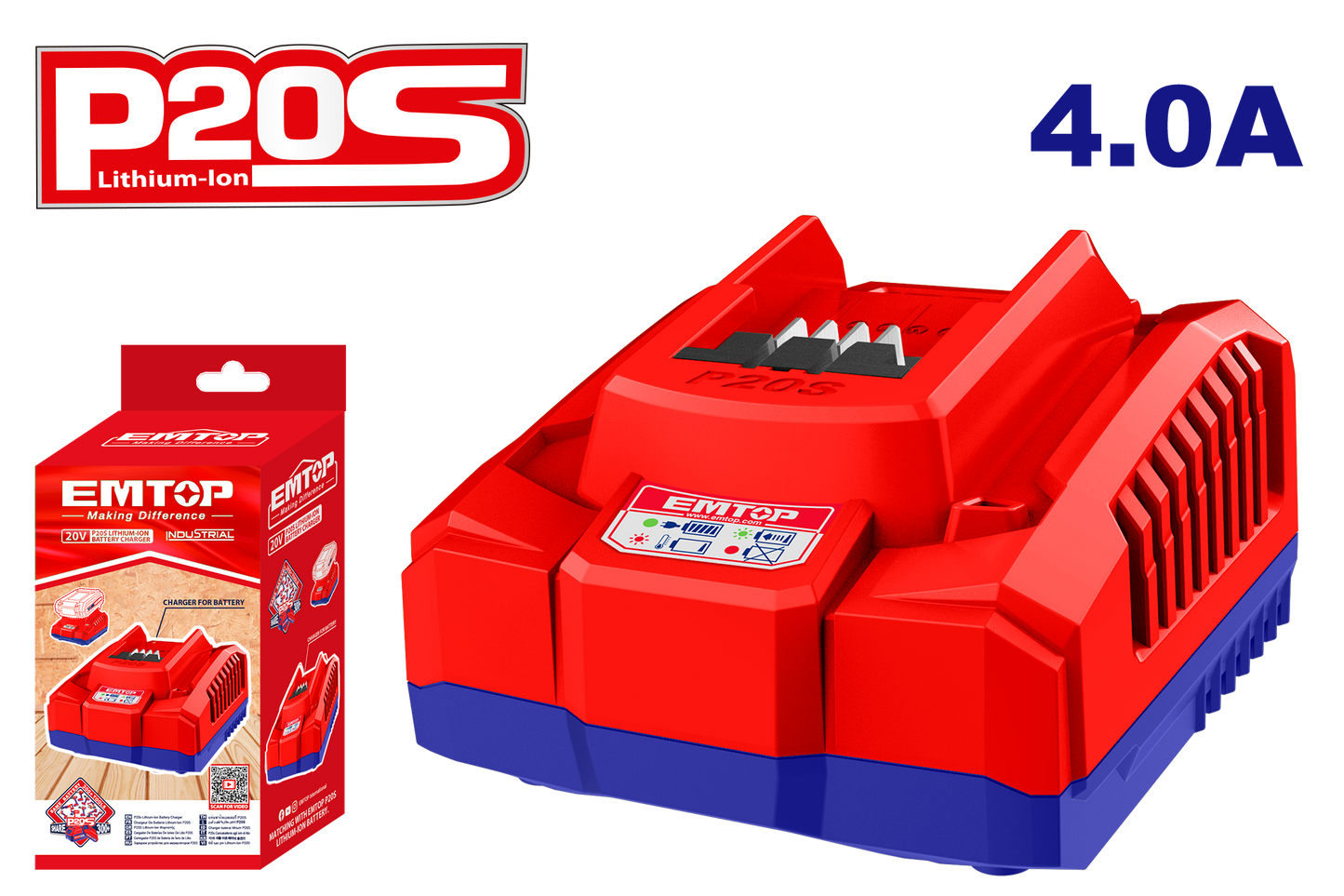 P20S batareya şarj cihazı