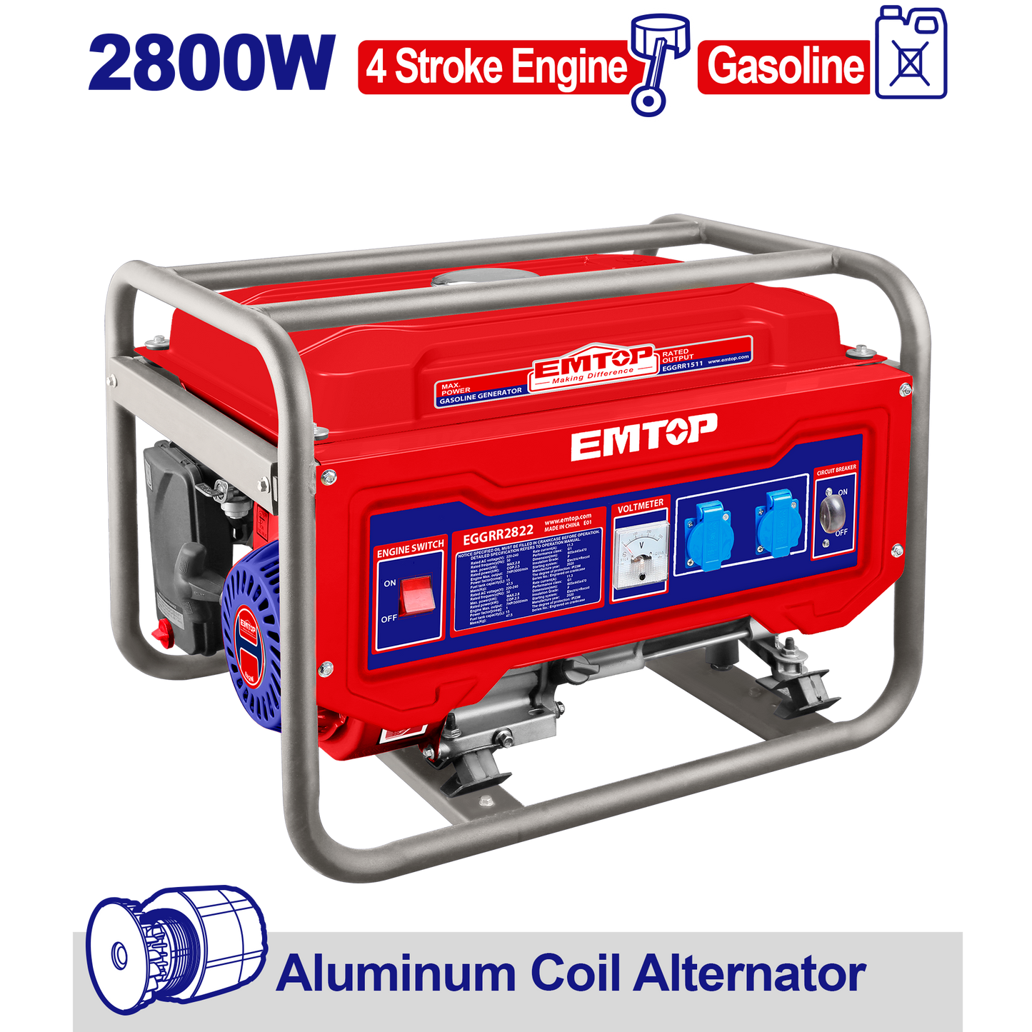 Benzin generator, 2.8KW