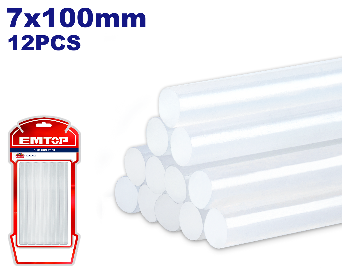 100mm 12 ədəd Silikon Çubuq Silikon Tapancası üçün