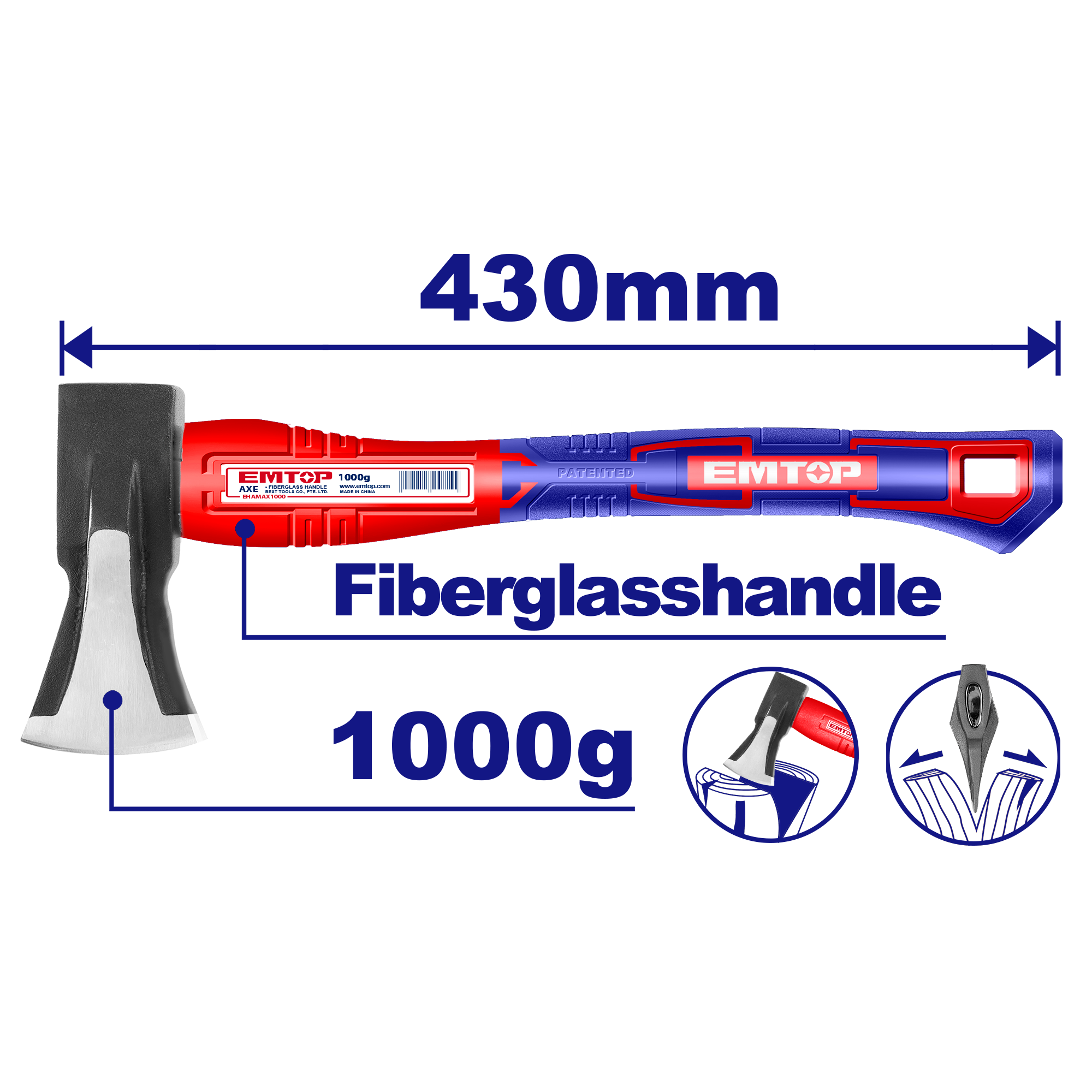 Balta 1KG 430mm Kötük üçün