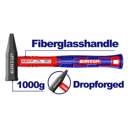 Çəkic, şüşə lif/karbon polad