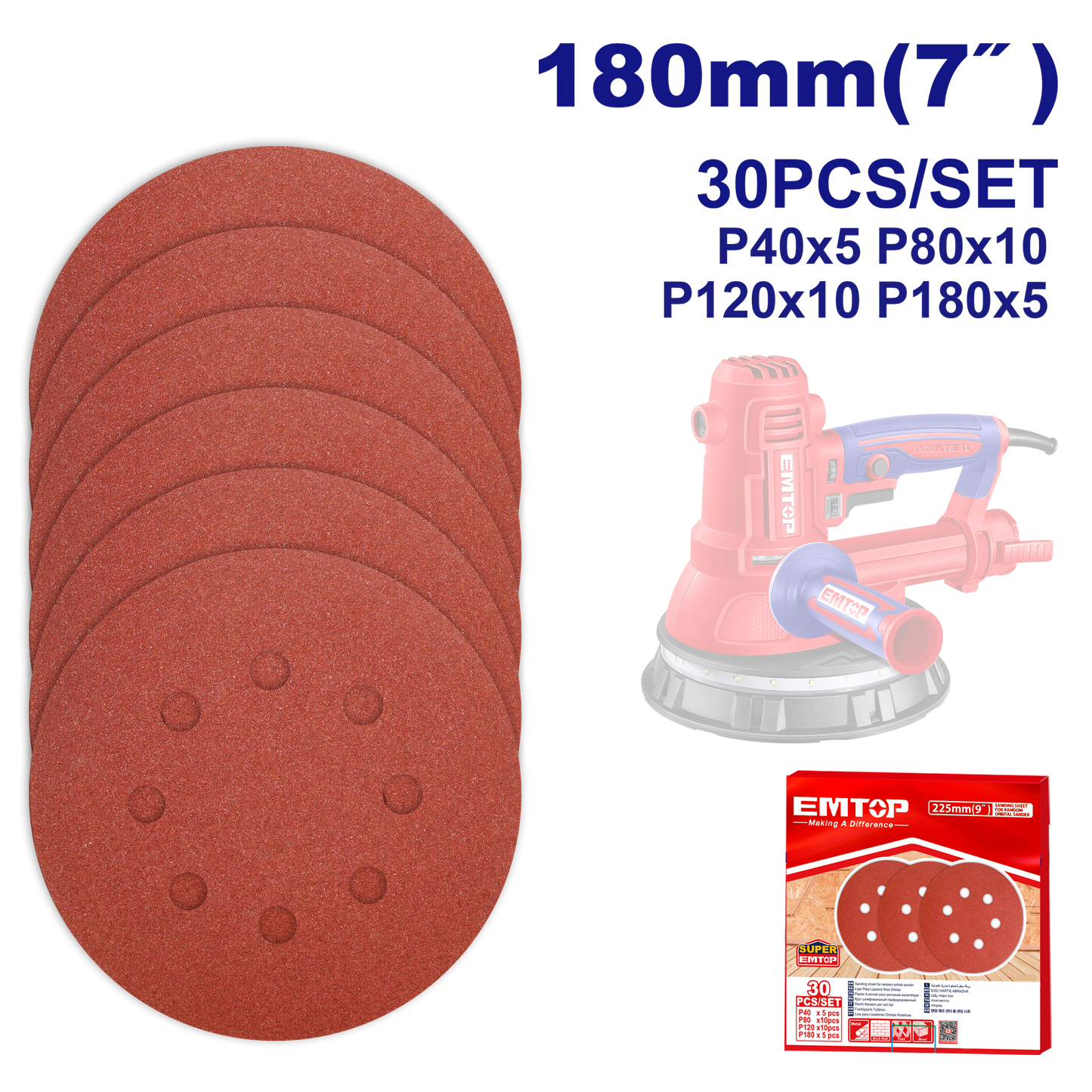 180mm 30ədəd Cilalama Kağızı