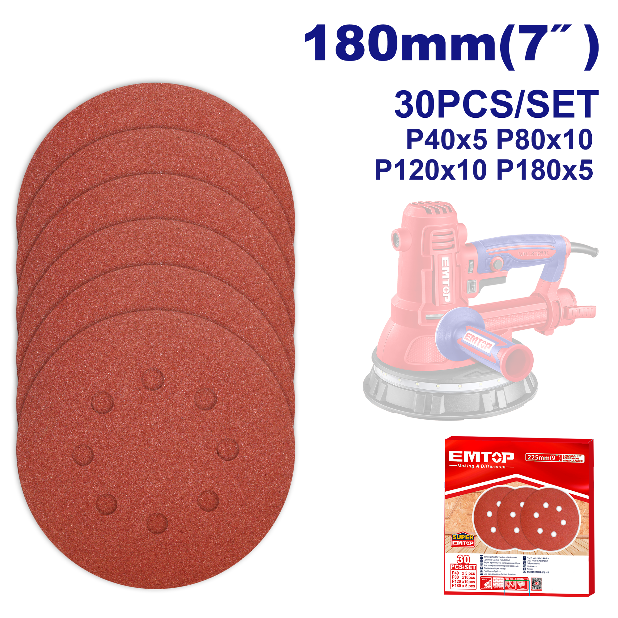 180mm 30ədəd Cilalama Kağızı