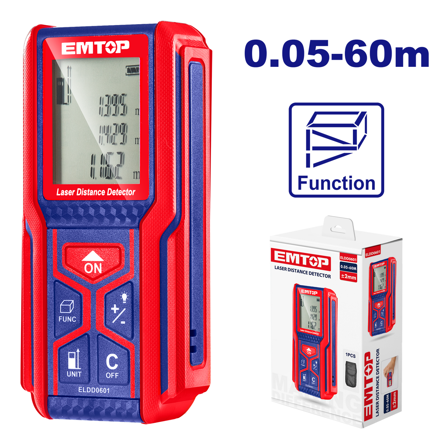 Lazer məsafəölçən 60m