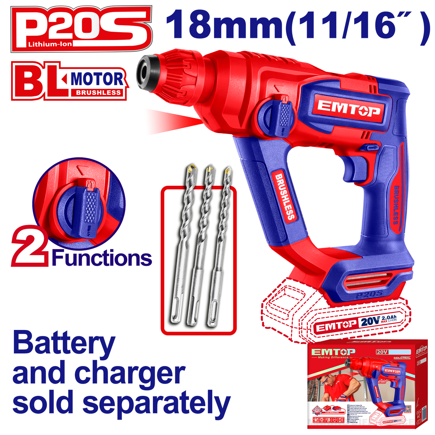 Perforator Bataryalı
