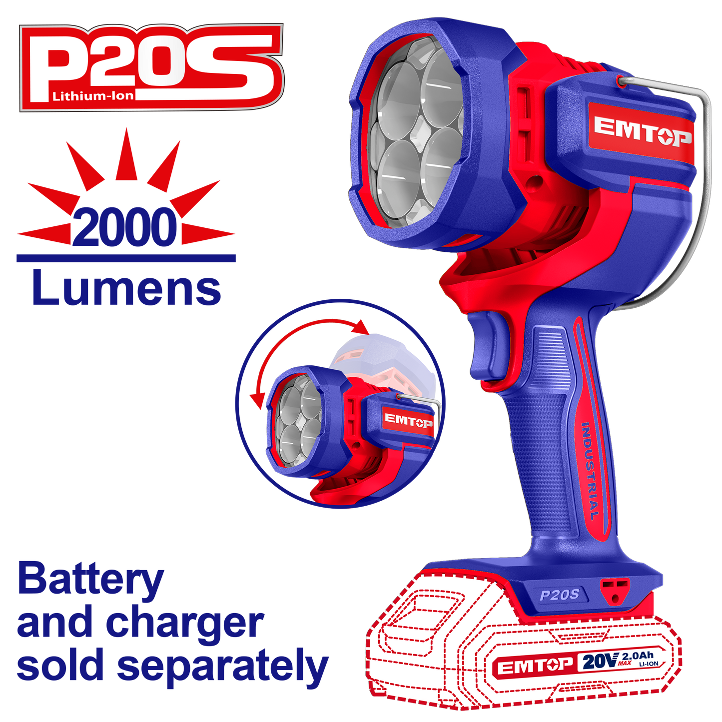 işıqlandırma lampası bataryalı