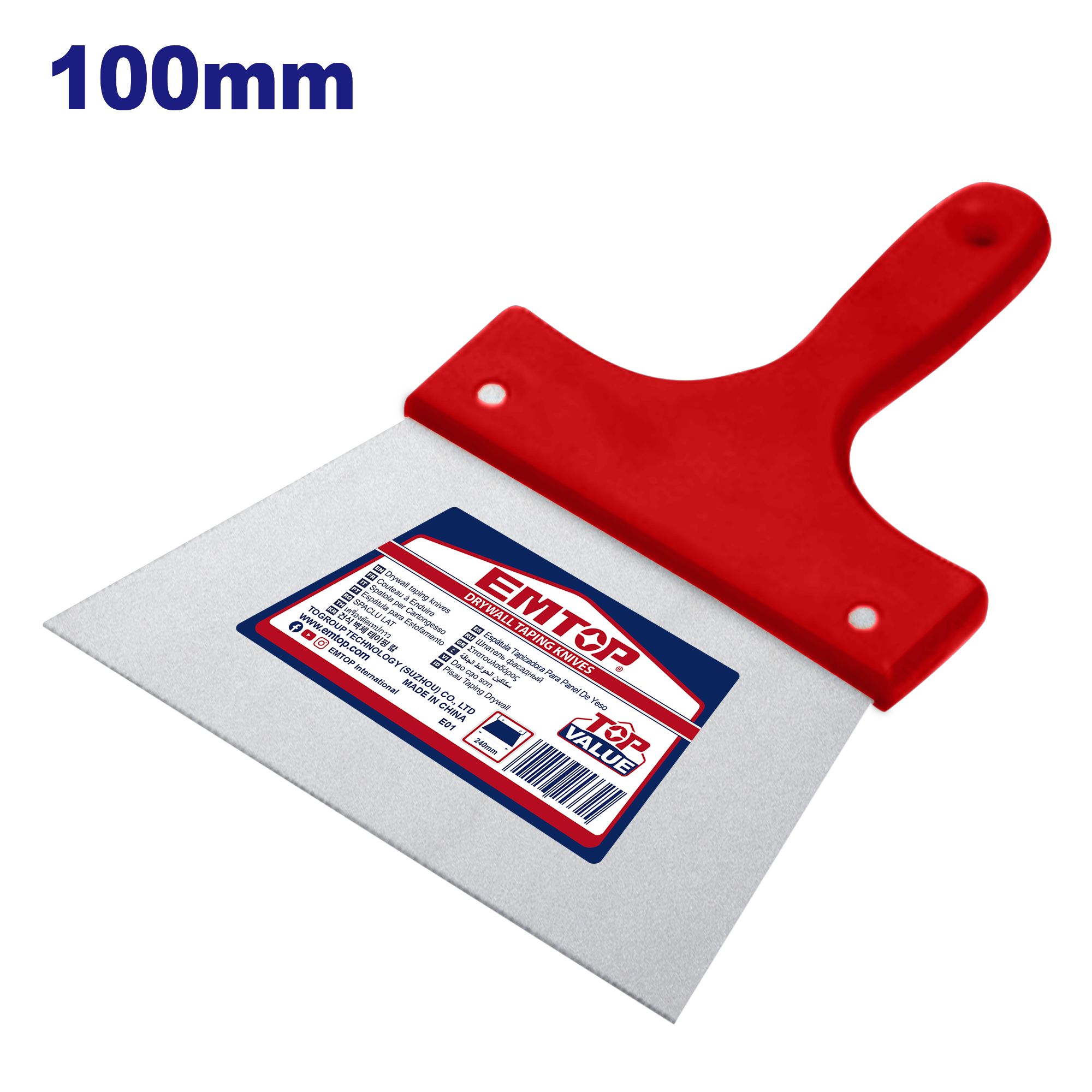 Emtop Şpatel 100mm dəmir
