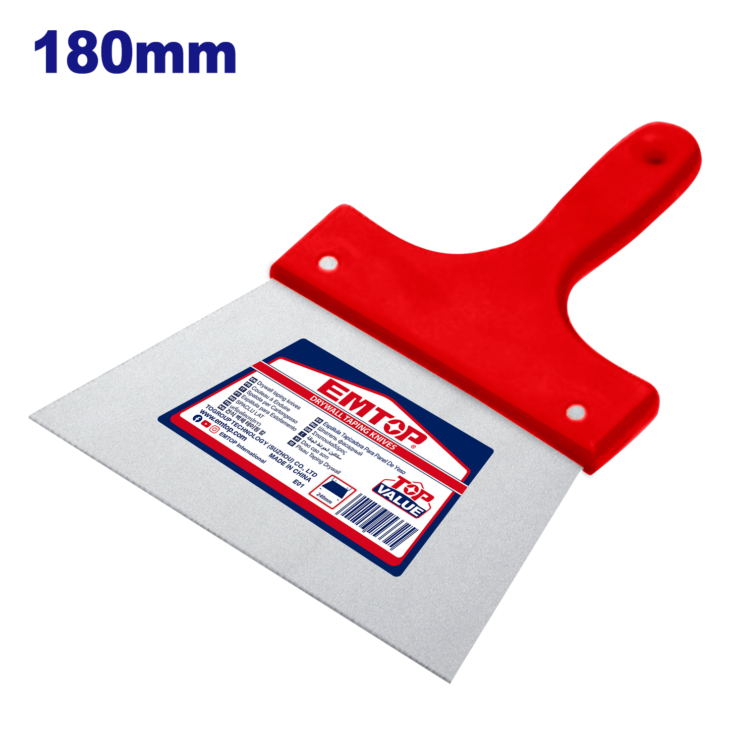 Emtop Şpatel 180mm dəmir