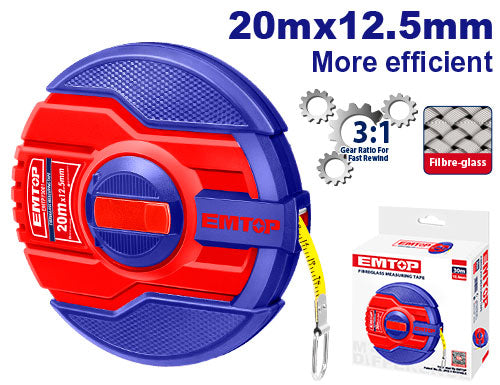 Emtop Ruletka 20Metr 12.5mm