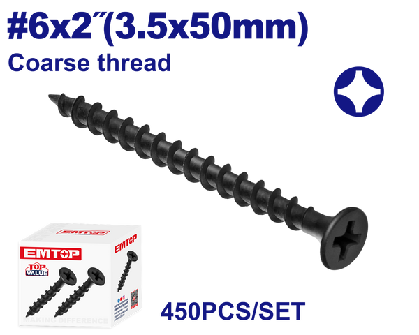 3.5x50mm şurup 450 ədəd