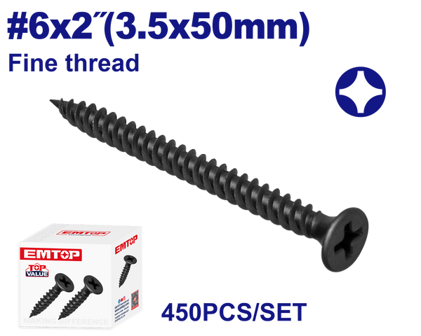 3.5x50mm şurup 450 ədəd