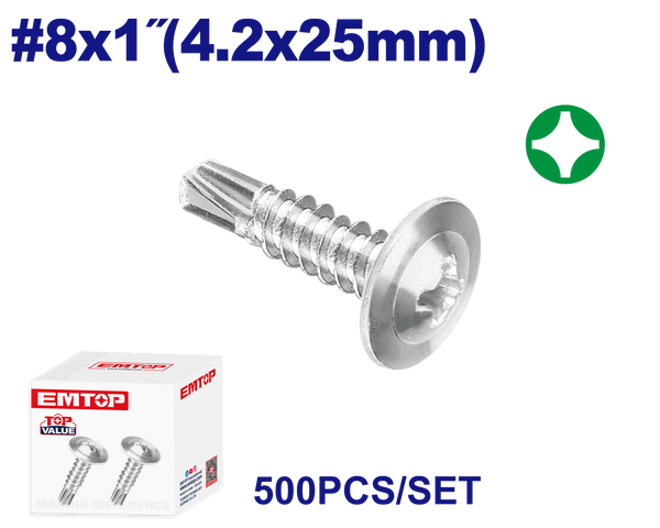 4.2x25mm şurup 500 ədəd